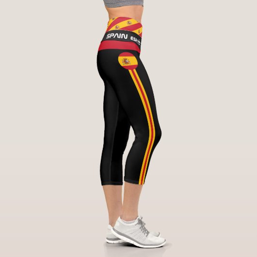 Leggings Capri Espagne & espagnol Drapeau mode, Fitness, Casquett (Droite)
