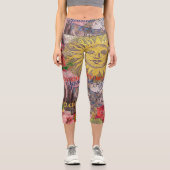 Leggings Capri Espagne Sunshine Espagnol Travel Art (Recto)