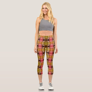 Leggings Capri Esquimau de l'Alaska USA vintage et son kayak