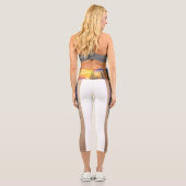 Leggings Capri Essence du dessin simple, les ailes comme inspirat (Verso)