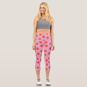 Leggings Capri Été de rêve aux fruits rouges
