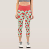 Leggings Capri Été Fraise Menthe (Recto)