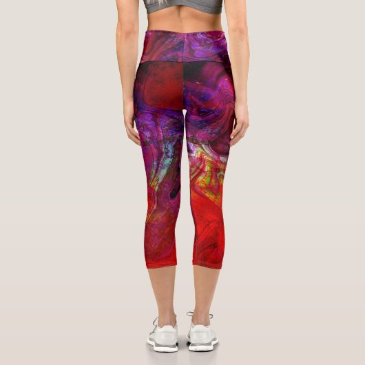 Leggings Capri Étendue dramatique (Verso)