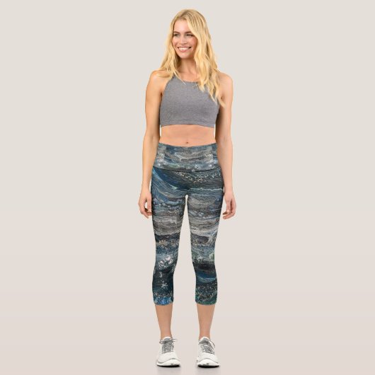 Leggings Capri Étiquette Adresse de retour (Recto)