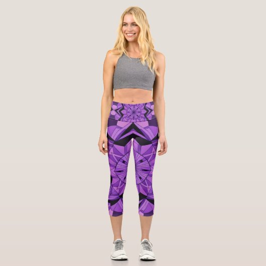 Leggings Capri Étoile de la boussole (Recto)