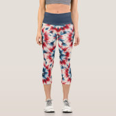 Leggings Capri Étoile des États-Unis (Recto)