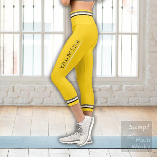 Leggings Capri Étoile jaune