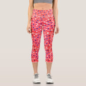 Leggings Capri Étoiles de drapeau (Recto)