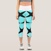 Leggings Capri Étoiles Géométriques (Recto)