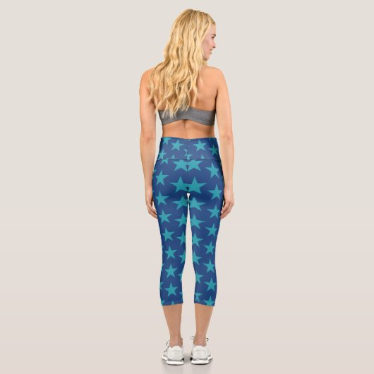 Leggings Capri Étoiles Motif 7 (Verso)