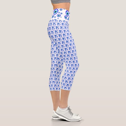 Leggings Capri Evil Talisman & arabe Amulet grec / turc (Droite)