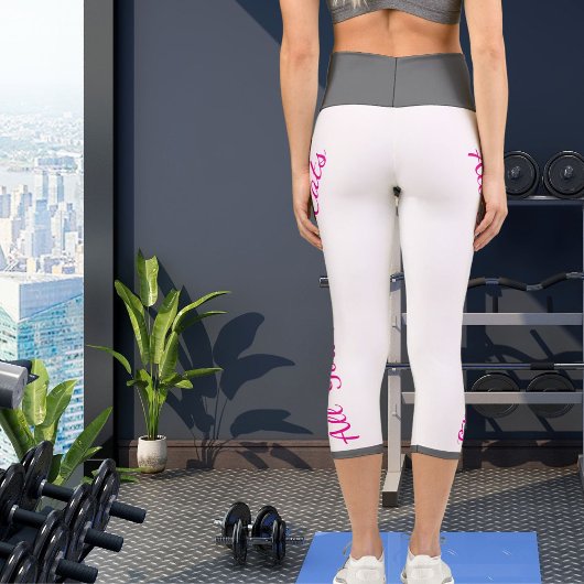 Leggings Capri Exercice Personnalisé À Thème Animaux De Compagnie