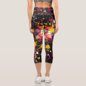 Leggings Capri Explosion de couleur (Verso)