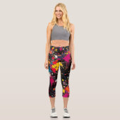 Leggings Capri Explosion de couleur (Recto)