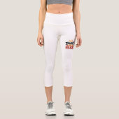 Leggings Capri Expression de fierté et d'authenticité construite (Recto)