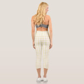 Leggings Capri F & L En vichy jaune (Verso)