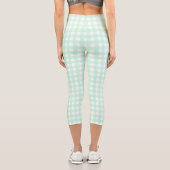 Leggings Capri F & L Green En vichy (Verso)
