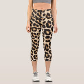 Leggings Capri Fabulous Faux Leopard Fur Motif (Recto)