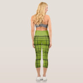 Leggings Capri Face Frankenstein Halloween (Verso)