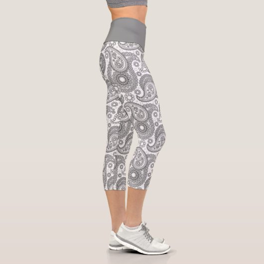 Leggings Capri Fancy Paisley Capris (Droite)