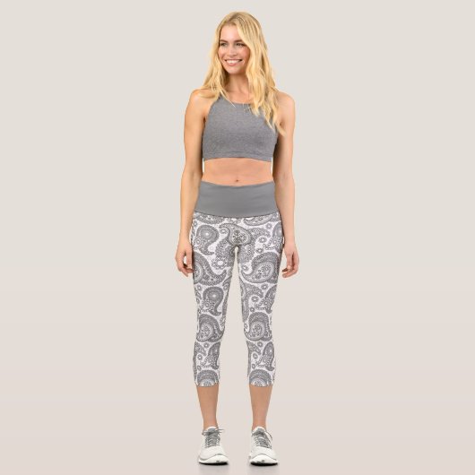 Leggings Capri Fancy Paisley Capris (Recto)