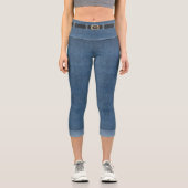Leggings Capri Faux Jeans (Recto)