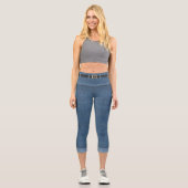 Leggings Capri Faux Jeans (Recto)