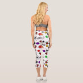 Leggings Capri Fentes de jeu Machine à fruits Bars Lucky Sevens S (Verso)