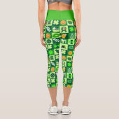 Leggings Capri fête de Saint Patrick Motif (Verso)