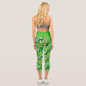Leggings Capri fête de Saint Patrick Motif (Verso)