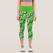 Leggings Capri fête de Saint Patrick Motif (Recto)