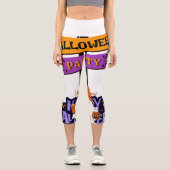 Leggings Capri Fête d'Halloween (Recto)