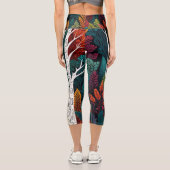 LEGGINGS CAPRI FEUILLAGE FORESTIER (Verso)