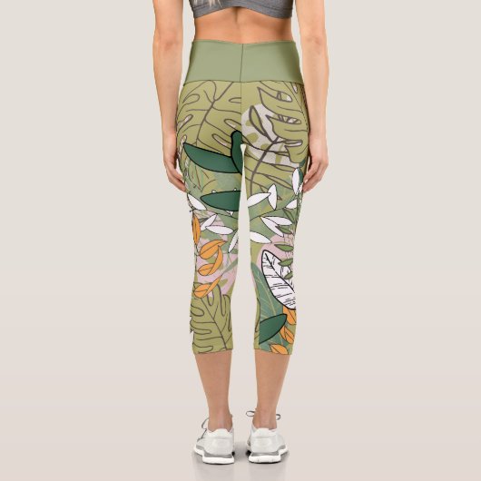 Leggings Capri Feuille (Verso)