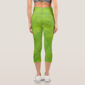 Leggings Capri Feuille d'Aspen vert #11 (Verso)