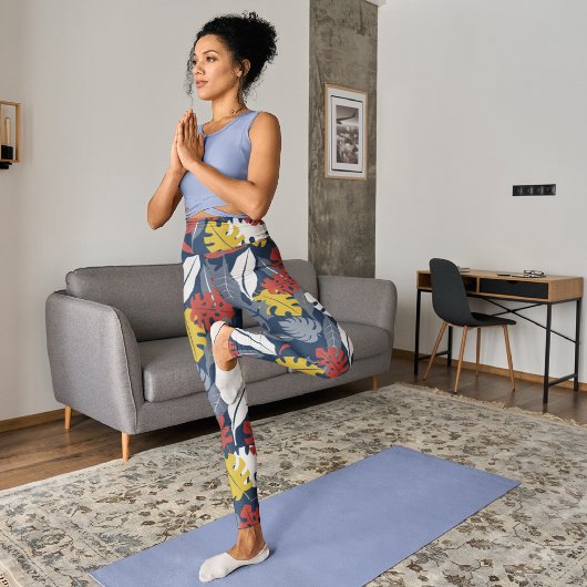 Leggings Capri Feuilles d'automne