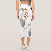 Leggings Capri Feuilles d'automne 2 (Verso)