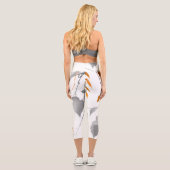 Leggings Capri Feuilles d'automne 2 (Verso)