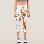 Leggings Capri Feuilles d'automne 2 (Recto)