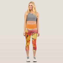 Feuilles d'automne Capris haut taille