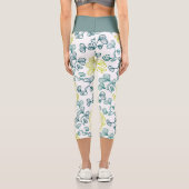 Leggings Capri Feuilles de Ginkgo (Verso)