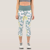 Leggings Capri Feuilles de Ginkgo (Recto)