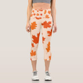 Leggings Capri Feuilles de Remerciement (Recto)