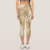 Leggings Capri Feuilles Sheer Lace (Verso)