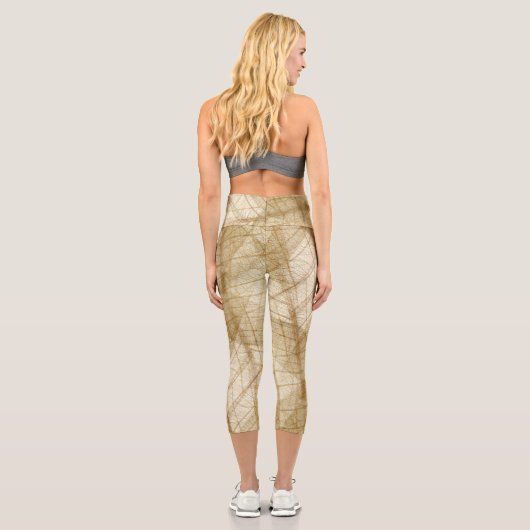 Leggings Capri Feuilles Sheer Lace (Verso)