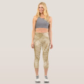 Leggings Capri Feuilles Sheer Lace (Recto)