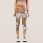 Leggings Capri Feuilles stylisés 7 (Recto)