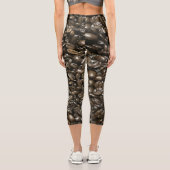 Leggings Capri Fèves de café (Verso)