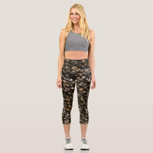 Leggings Capri Fèves de café
