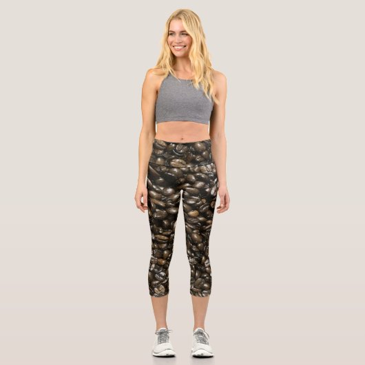Leggings Capri Fèves de café (Recto)